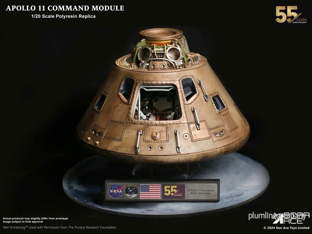 Apollo 11 Replicamodell 1/20 Kommandomodul (DX) 20 cm Apollo 11 Replicamodell 1/20 Kommandomodul (DX) 20 cm