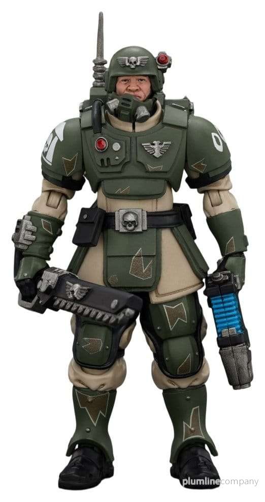 Warhammer Action Figure Astra Militarum Kasrkin 1 med Chainsword och Plasma Pistol Warhammer Action Figure Astra Militarum Kasrkin 1 med Chainsword och Plasma Pistol