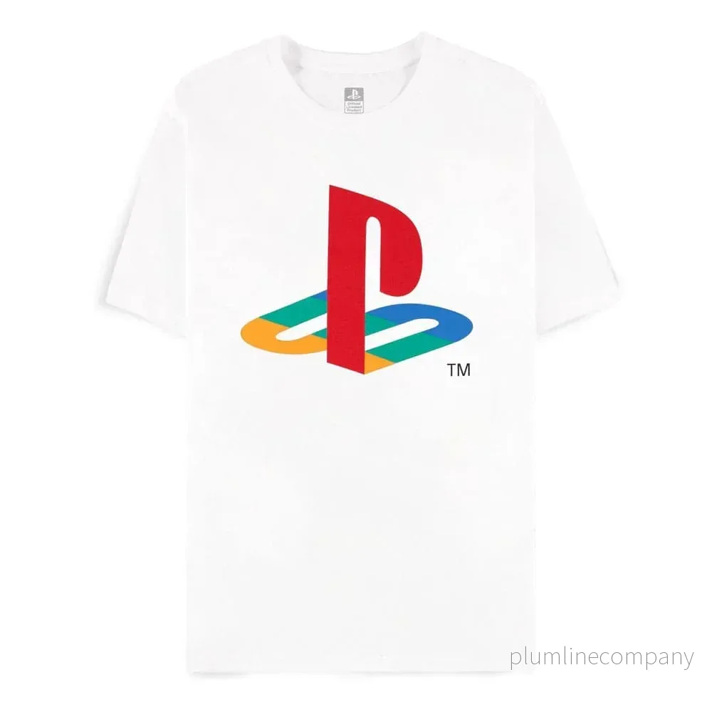 PlayStation T-Shirt Logo Vit PlayStation T-Shirt Logo Vit