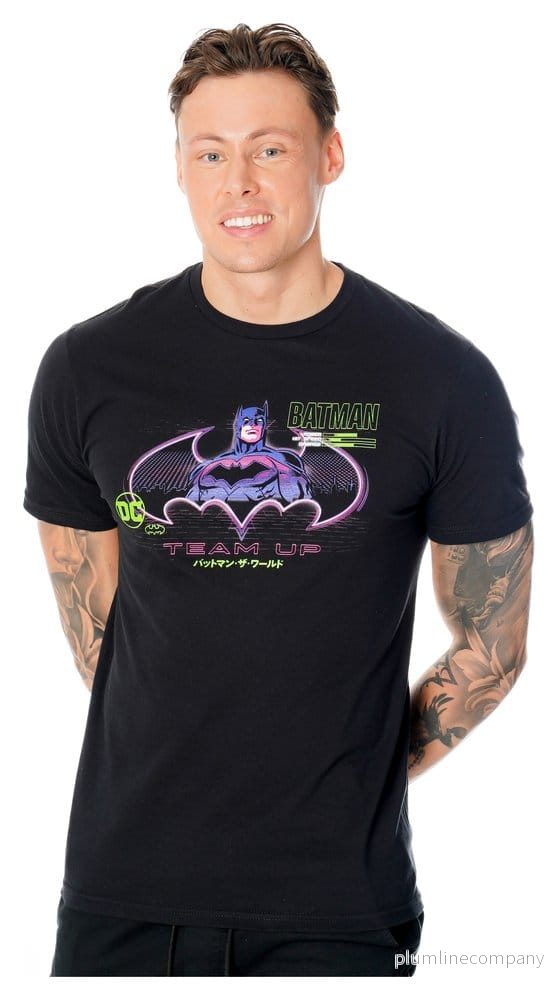 Batman T-shirt med Anime Matrix Rutnät Batman T-shirt med Anime Matrix Rutnät