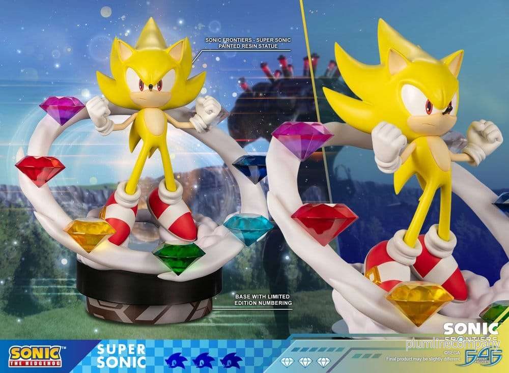 Sonic The Hedgehog Sonic Frontiers Resin-staty Super Sonic 45 cm - Bild 2