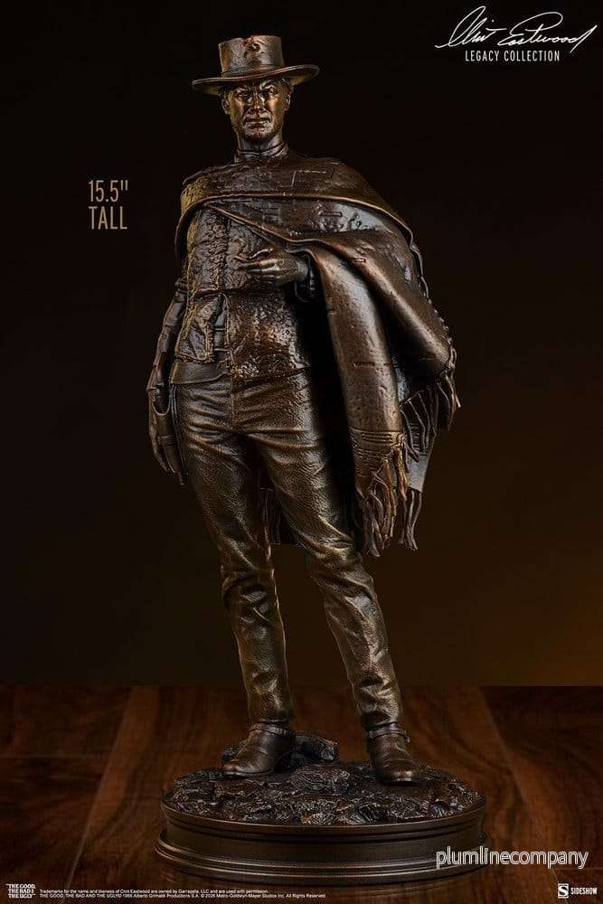 The Good, The Bad and the Ugly staty The Man with No Name (Faux Bronze) 39 cm - Bild 3