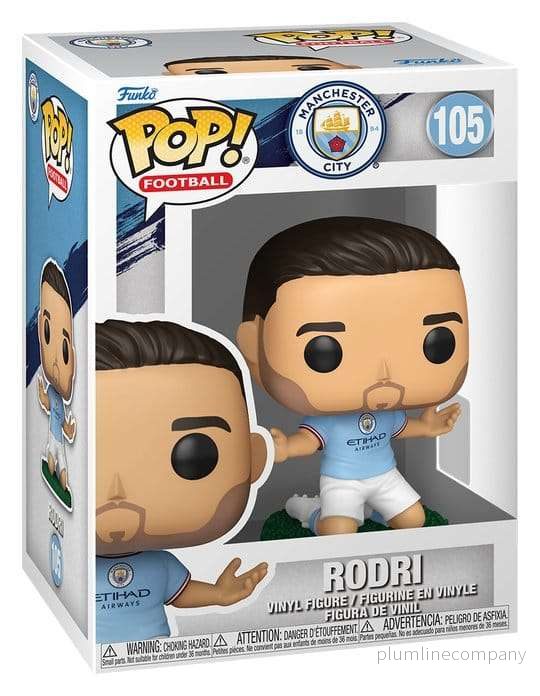 Manchester City F.C. POP! Football Figur Rodri 9 cm - Bild 2