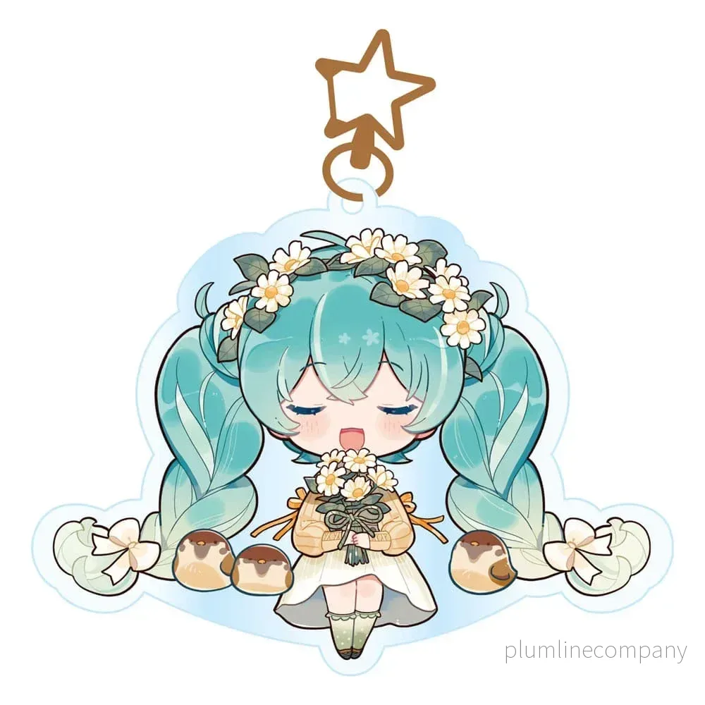 Hatsune Miku Akryltangent Kawaii Höstnyckelring Hatsune Miku Akryltangent Kawaii Höstnyckelring