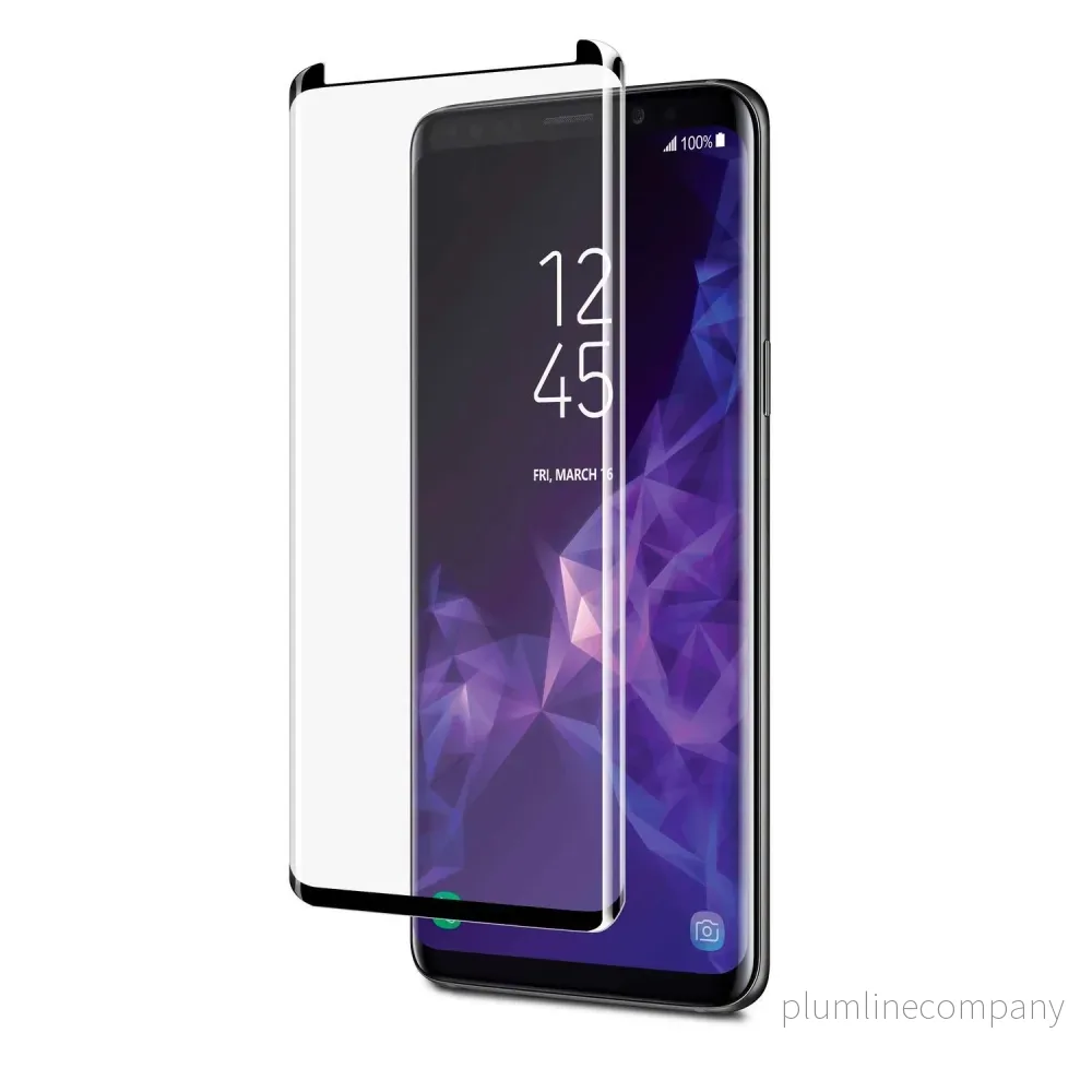 NÖRDIC SKS-105 Skärmskydd för Samsung Galxy S9 3D Böjd glas Härdat glas 9H - Bild 2