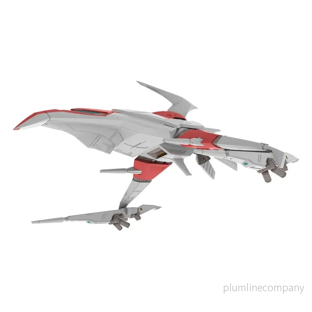 Dariusburst CS Core Plastic Kit 1/144 Legend Silver Hawk 3F-1B Rymdjägare 14 cm Dariusburst CS Core Plastic Kit 1/144 Legend Silver Hawk 3F-1B Rymdjägare 14 cm