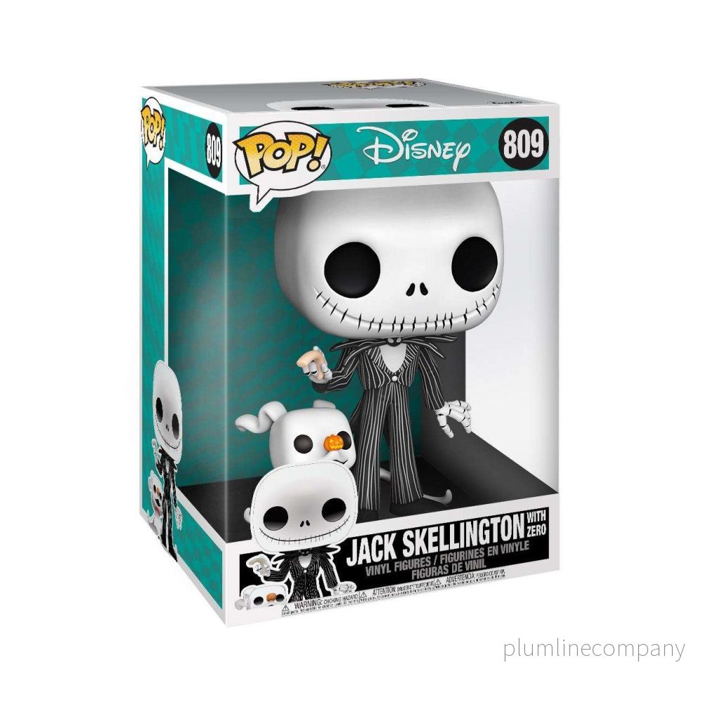 Nightmare Before Christmas Super Sized POP! Disney-figur Jack w/Zero 25 cm - Bild 2