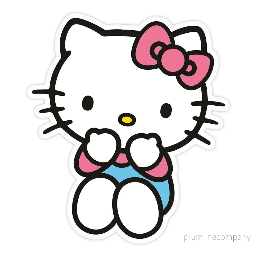 Hello Kitty Kudde Blå Byxor 36 cm Hello Kitty Kudde Blå Byxor 36 cm