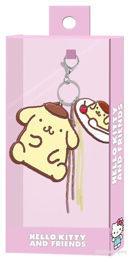 Sanrio Charm Nyckelring Pompompurin Ansikte Sanrio Charm Nyckelring Pompompurin Ansikte