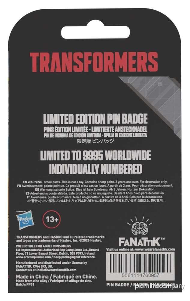 Transformers Pin Badge The Movie 40-årsjubileum Unicron Limited Edition - Bild 2