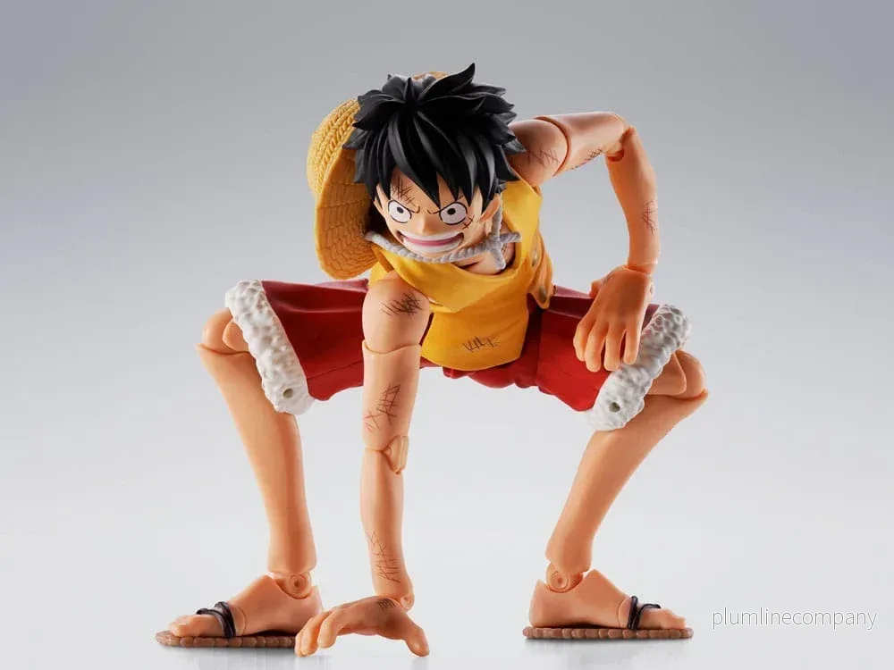 One Piece S.H.Figuarts Action Figur Monkey D. Luffy Marineford 15 cm - Bild 3