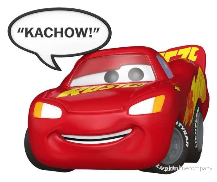 Cars POP! Sayings Vinylfigur Lightning McQueen (Kachow) 6 cm Cars POP! Sayings Vinylfigur Lightning McQueen (Kachow) 6 cm