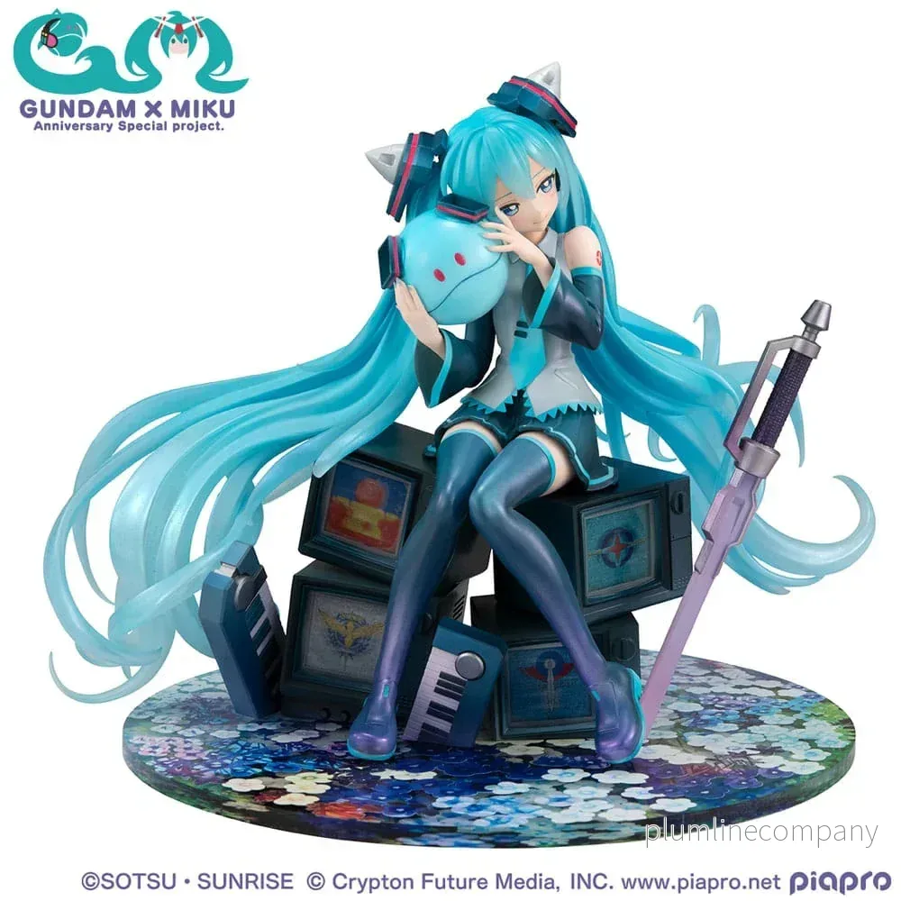 Mobile Suit Gundam x Hatsune Miku Lucrea PVC Figur - 45th Anniversary 17 cm - Bild 3
