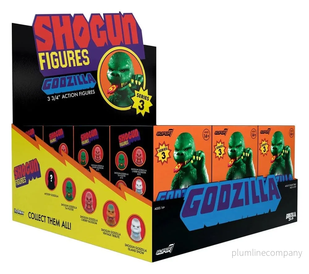 Godzilla Toho (Shogun V3) Actionfigur Blind Box Våg 9 Display (12) - Bild 2