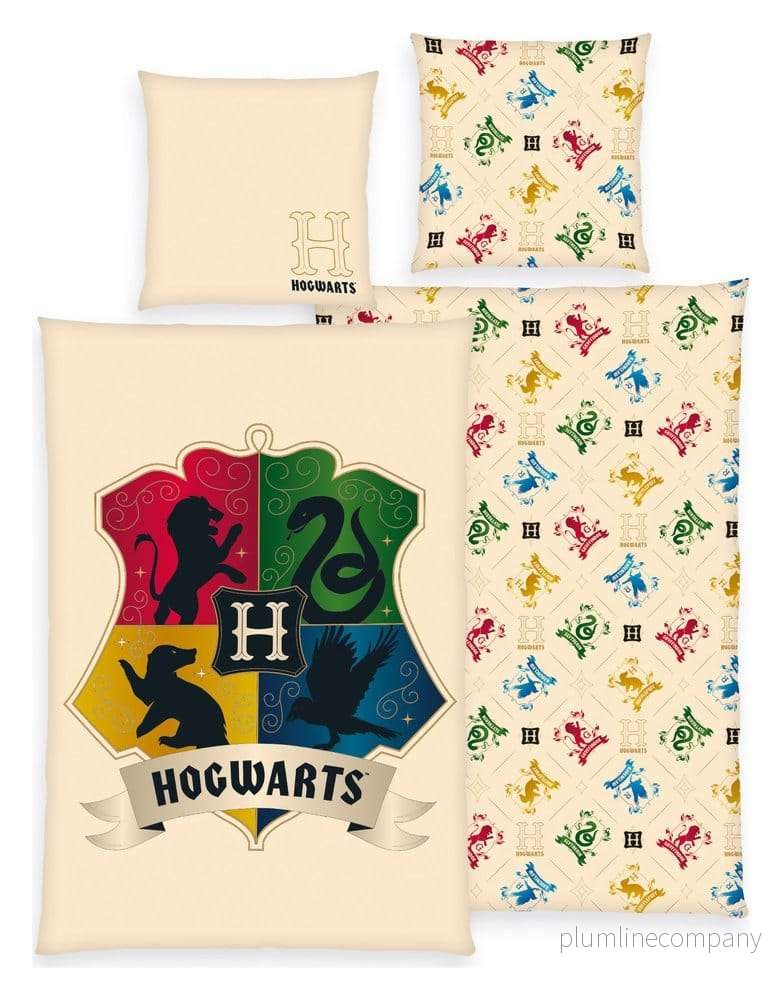 Harry Potter Hogwarts Sängkläder 135 x 200 cm Harry Potter Hogwarts Sängkläder 135 x 200 cm