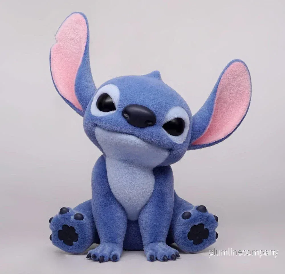 Stitch The Movie Figural Bank - Officiell PVC myntbank med speciell flocking, 20 cm - Bild 2