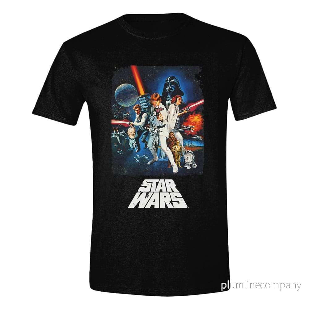 Star Wars A New Hope T-shirt Retro Poster