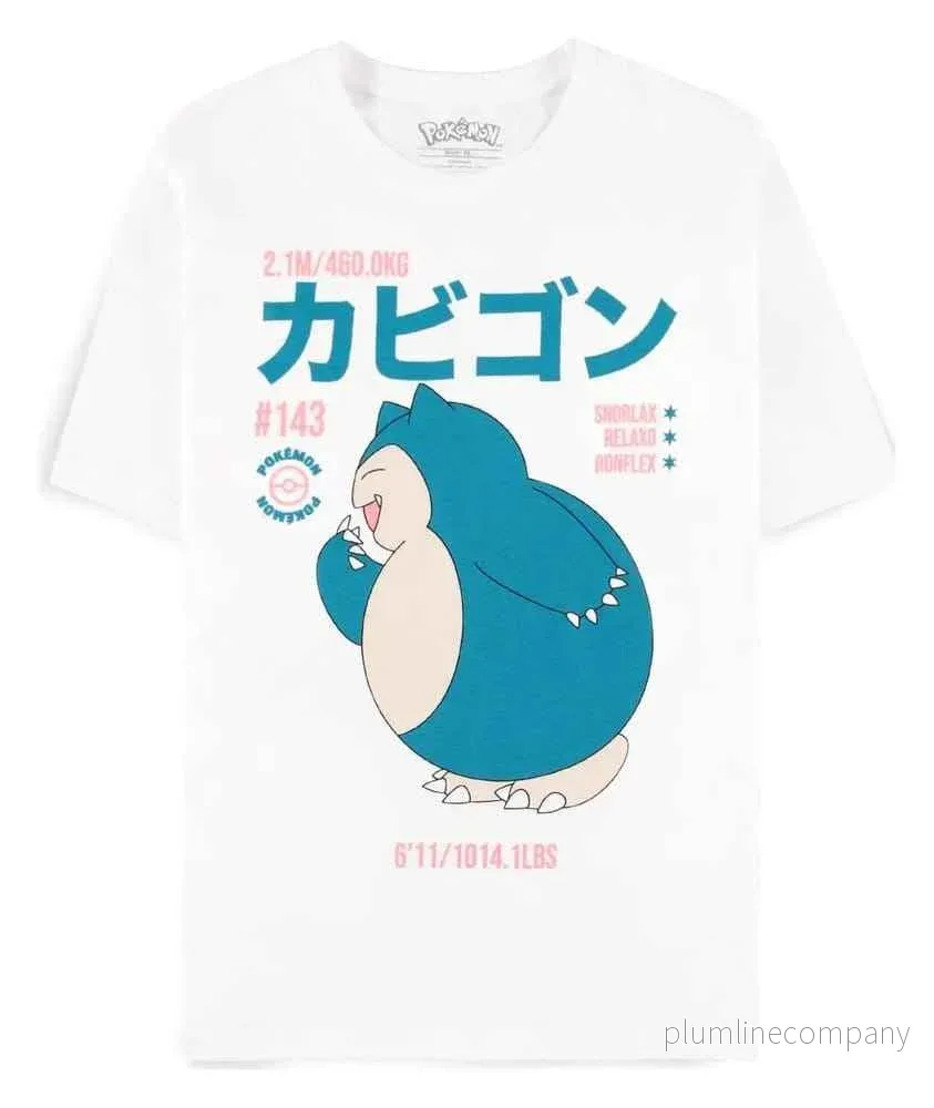 Pokémon T-shirt Snorlax Storlek L