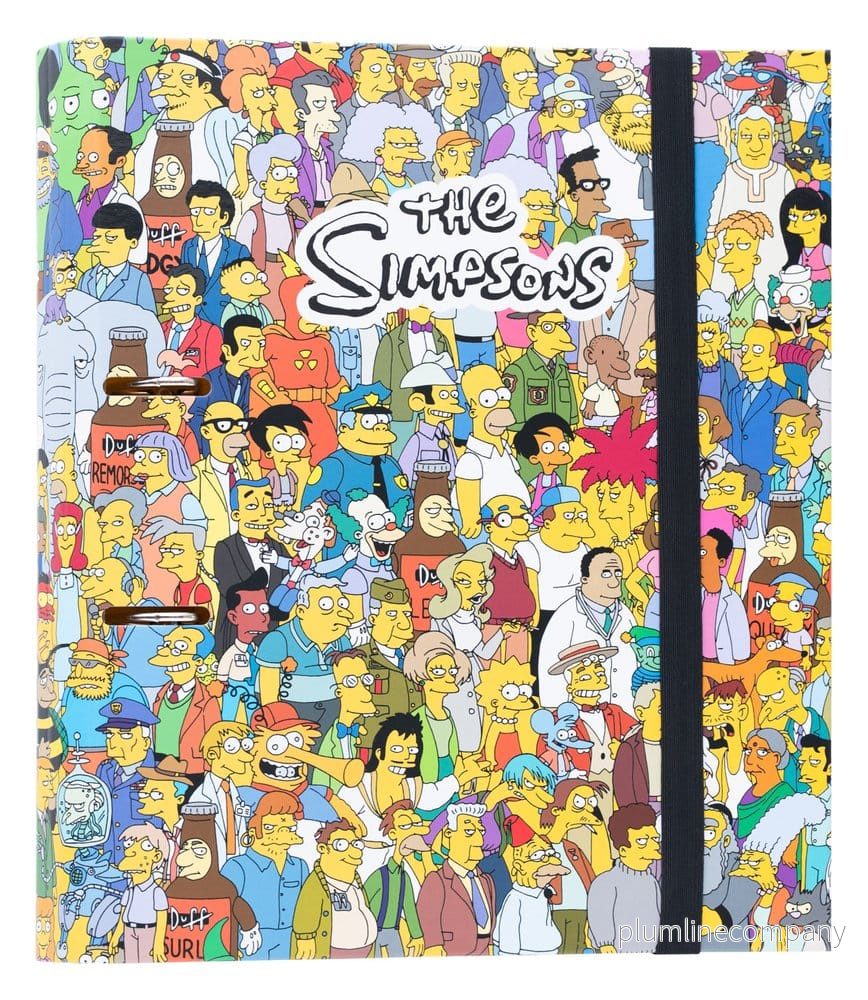 The Simpsons pärm med 2 ringar 32 x 28 cm The Simpsons pärm med 2 ringar 32 x 28 cm