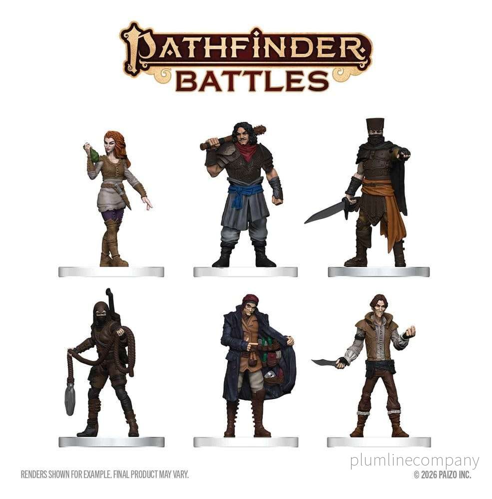 Pathfinder Battles Färdigmålade Figurer – Kriminella, 20 cm - Bild 2