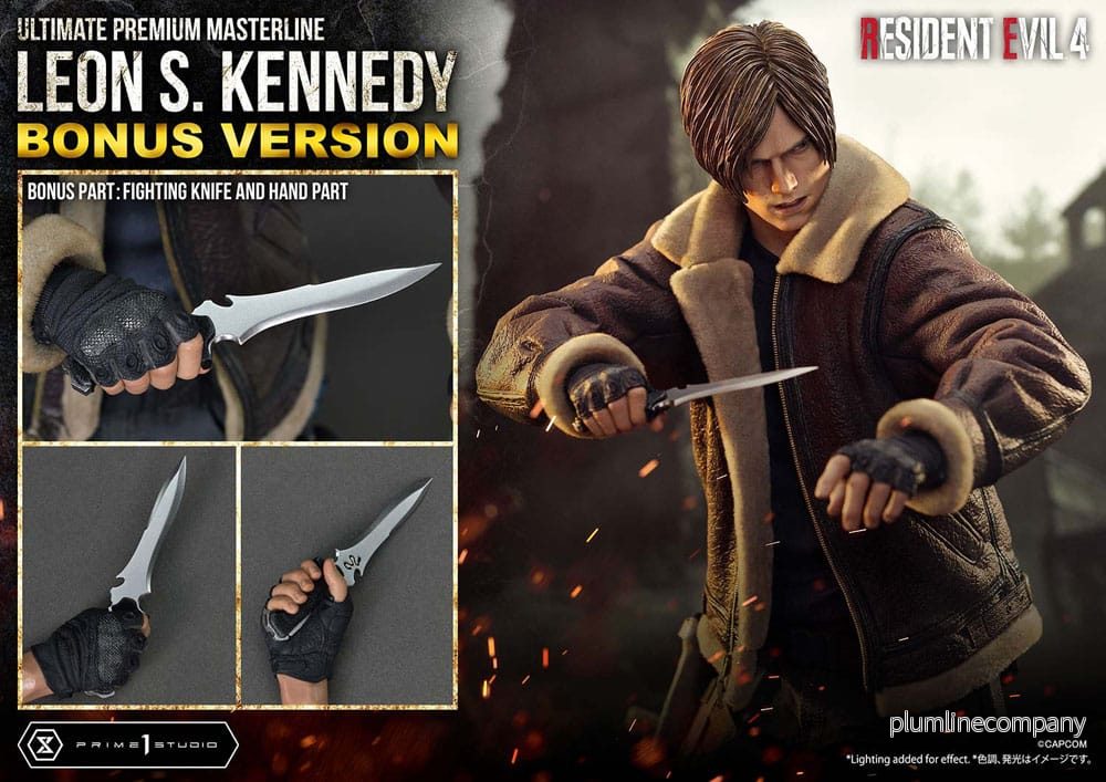 Resident Evil 4 Ultimate Premium Masterline Series Statue 1/4 Leon S. Kennedy Bonus Ver. 64 cm - Bild 2