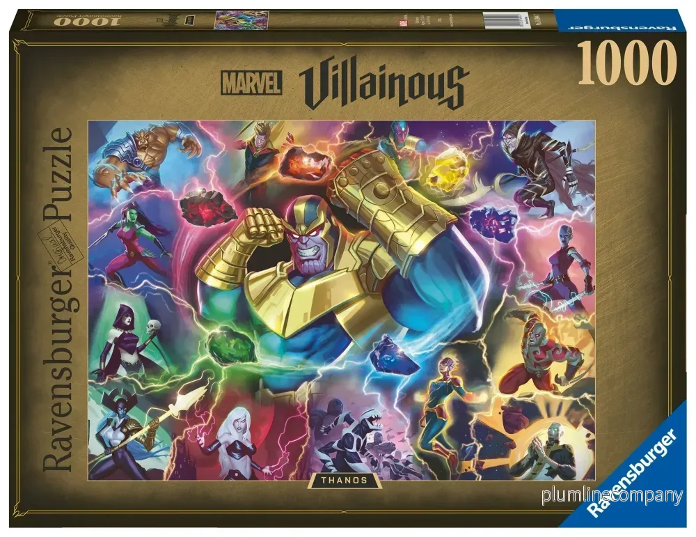 Marvel Villainous Jigsaw Puzzle Thanos (1000 bitar)