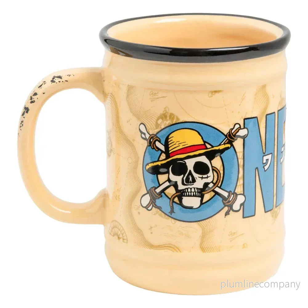One Piece Shaped Mug Jolly Roger - Officiell Keramikmugg