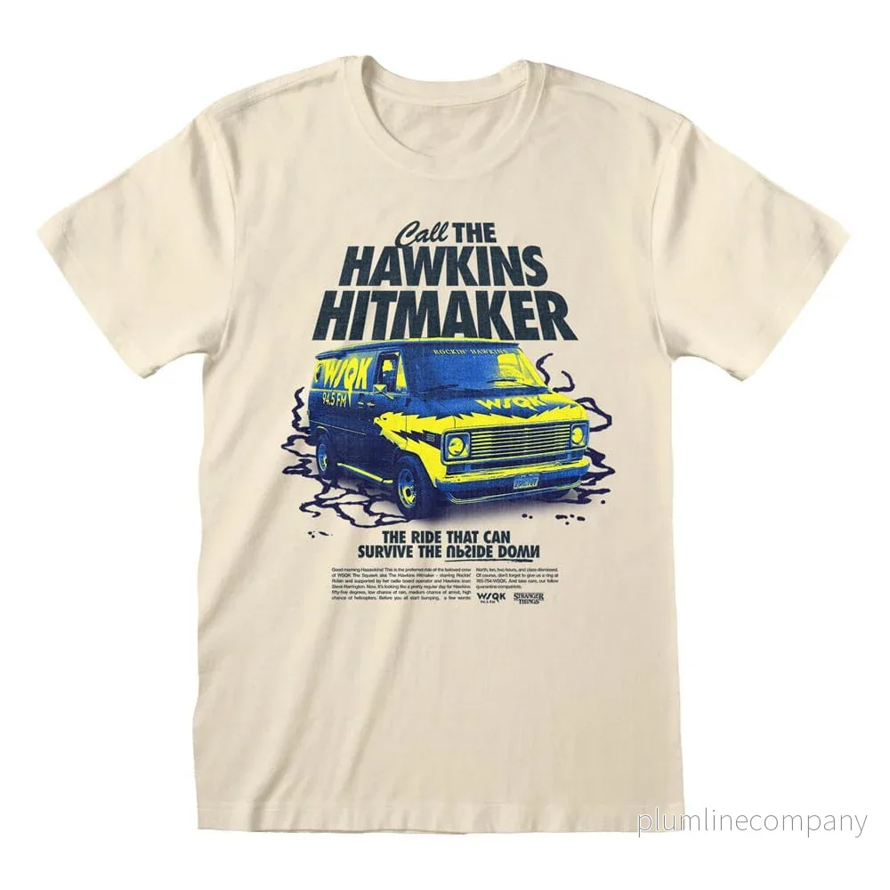 Stranger Things T-shirt Call the Hawkins Hitmaker Stranger Things T-shirt Call the Hawkins Hitmaker