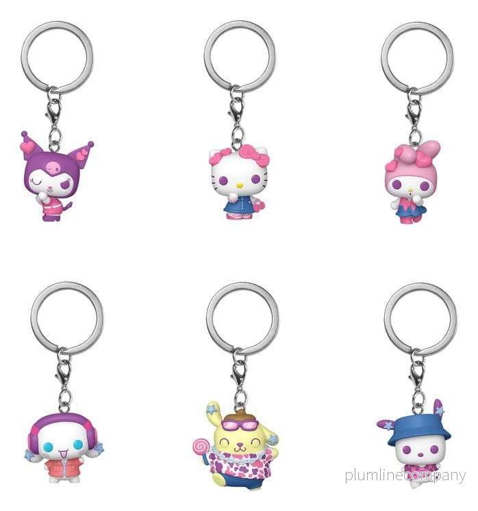 Sanrio POP! Vinyl-nyckelringar 4 cm Hello Kitty & Friends Display (12)