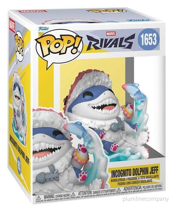 Marvel Rivals POP! Games Vinyl Figure Jeff (Incognito Dolphin) 9 cm - Bild 2