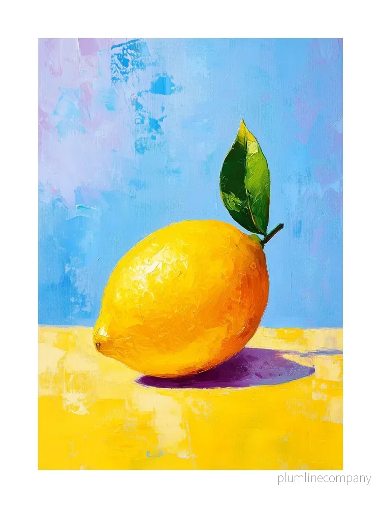 Bright Lemon Poster Bright Lemon Poster