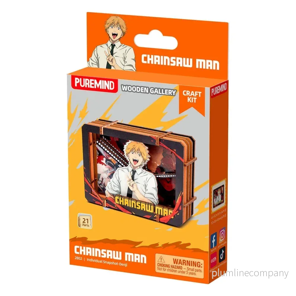 Chainsaw Man Modellkit i Trä – Gallery (S) Denji Chainsaw Man Modellkit i Trä – Gallery (S) Denji
