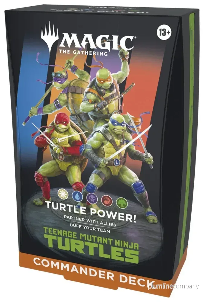 Magic the Gathering Teenage Mutant Ninja Turtles Commander Decks Case (4) Magic the Gathering Teenage Mutant Ninja Turtles Commander Decks Case (4)