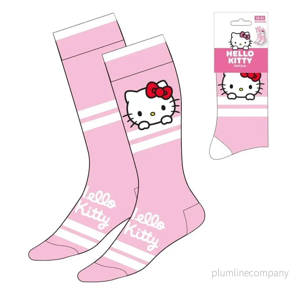 Sanrio Strumpor Hello Kitty Randiga 36-43