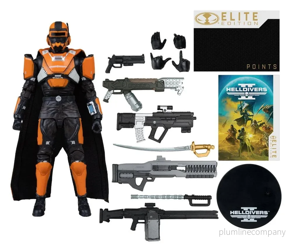 Helldivers 2 McFarlane Elite Edition Actionfigur CE-25 Skyttegravstekniker (Deluxe) 18 cm - Bild 3