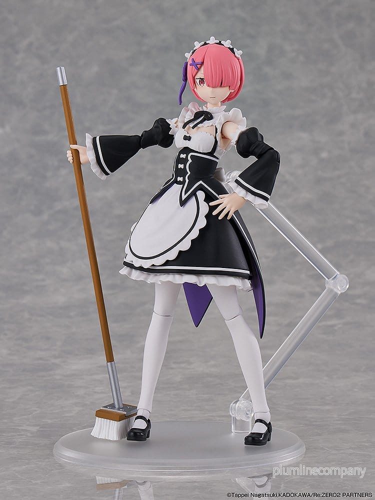 Re:ZERO -Starting Life in Another World- Kadokawa Plastmodellserie Plastbyggsats Ram DX-version 16 cm - Bild 3
