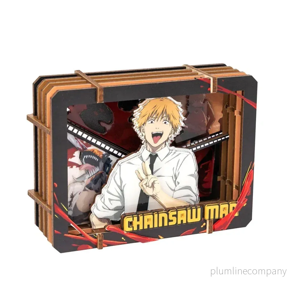 Chainsaw Man Modellkit i Trä - Gallery (S) Denji - Bild 3
