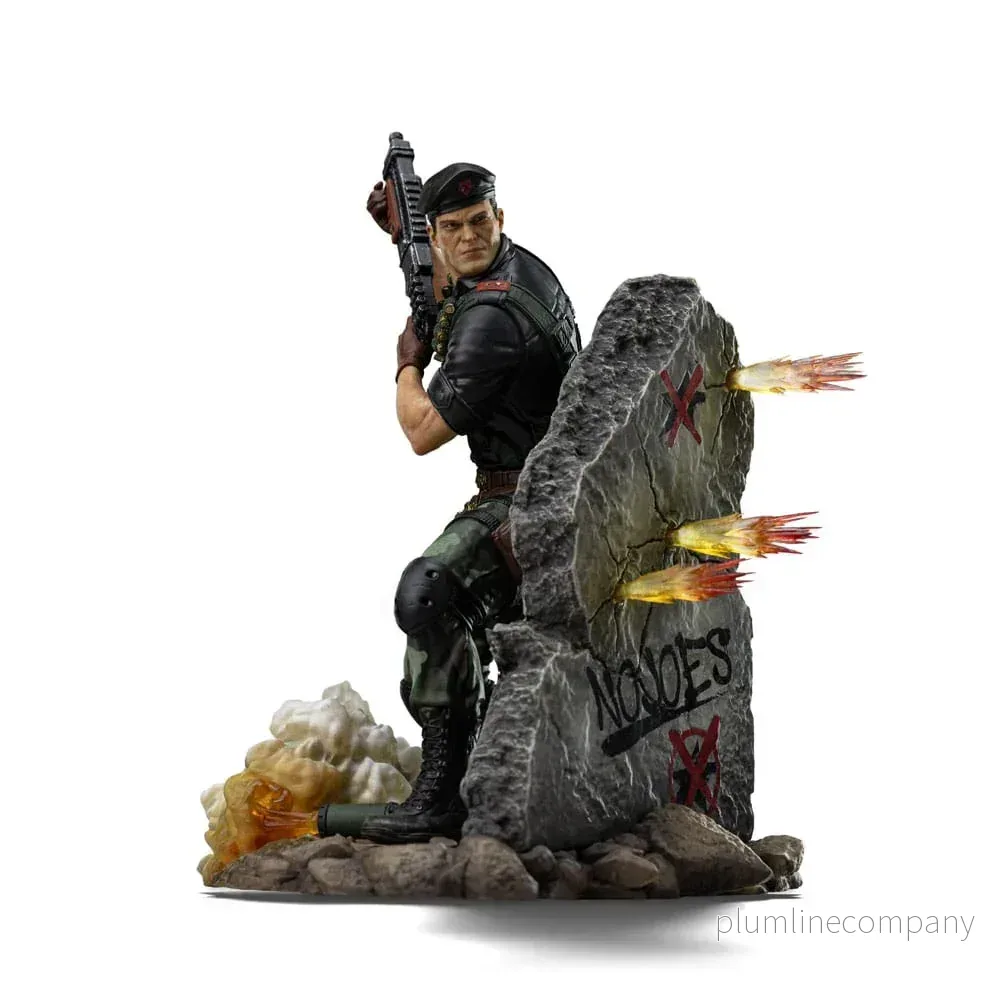 GI Joe Art Scale Figur 1/10 Flint 19 cm – Officiellt Licensierad Samlarfigur
