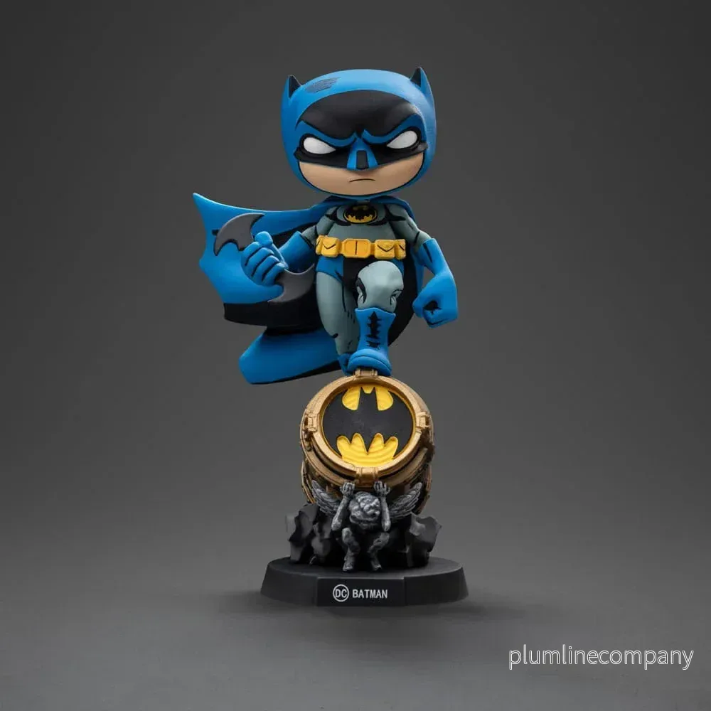 Batman Mini Co. PVC Figur Batman på Bat-Signal (Blå Variant) 15 cm - Bild 3