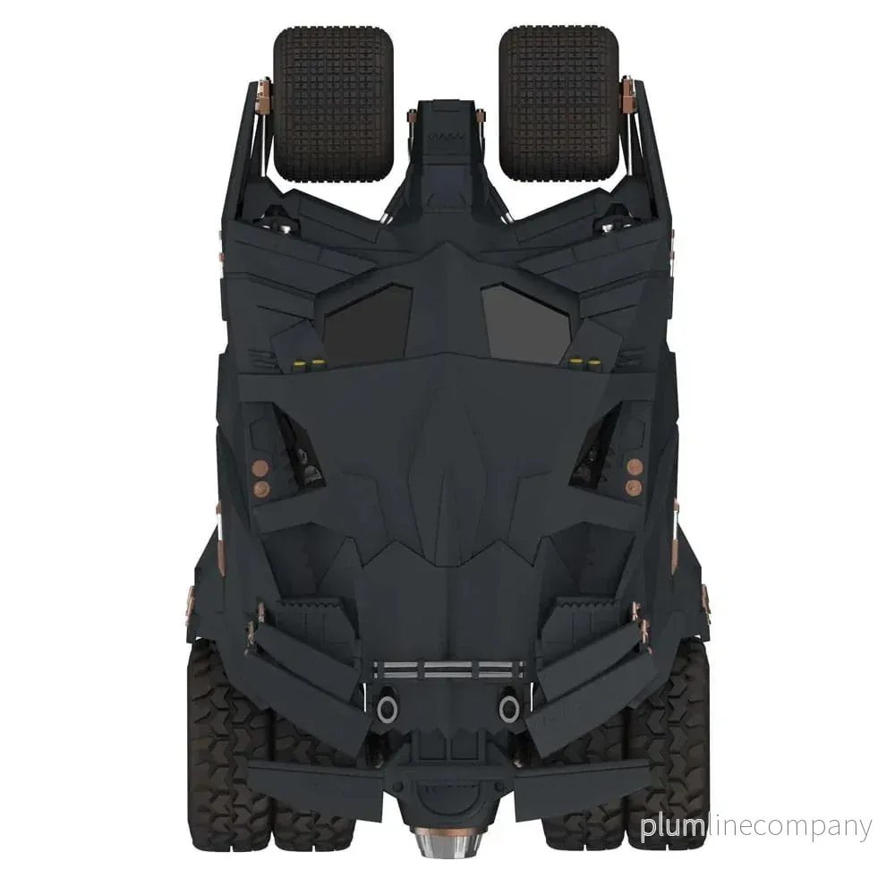 Batman 1989 Super Cyborg Vehicle Batmobile Tumbler (Full Color) 33 cm - Bild 3