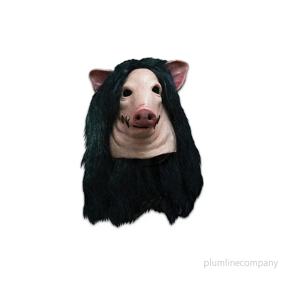 Saw Latex Mask Pig – Skrämmande och Detaljerad Halloween Mask Saw Latex Mask Pig – Skrämmande och Detaljerad Halloween Mask