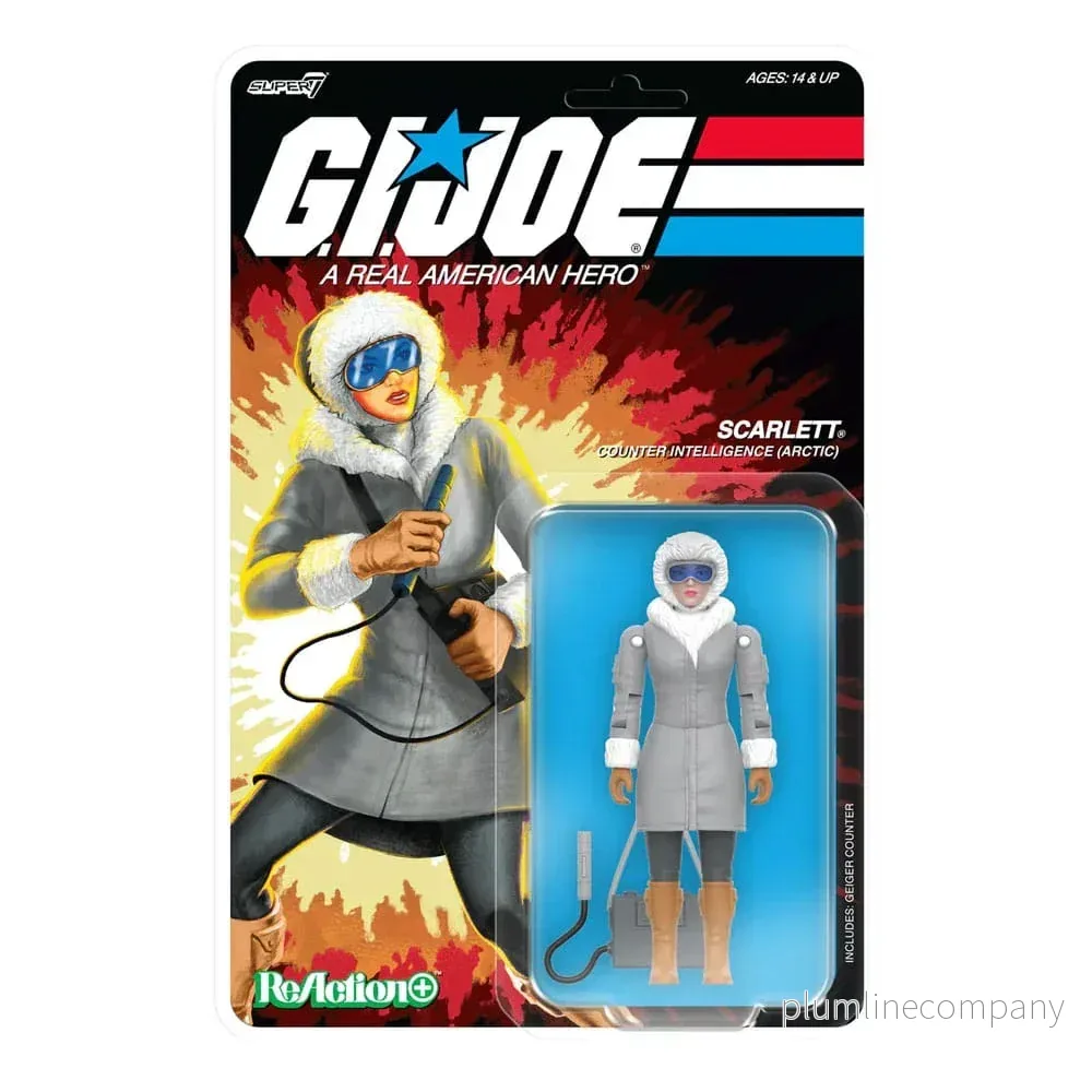 GI Joe ReAction+ Actionfigur Våg 06 Arktisk Scarlett 10 cm - Bild 3