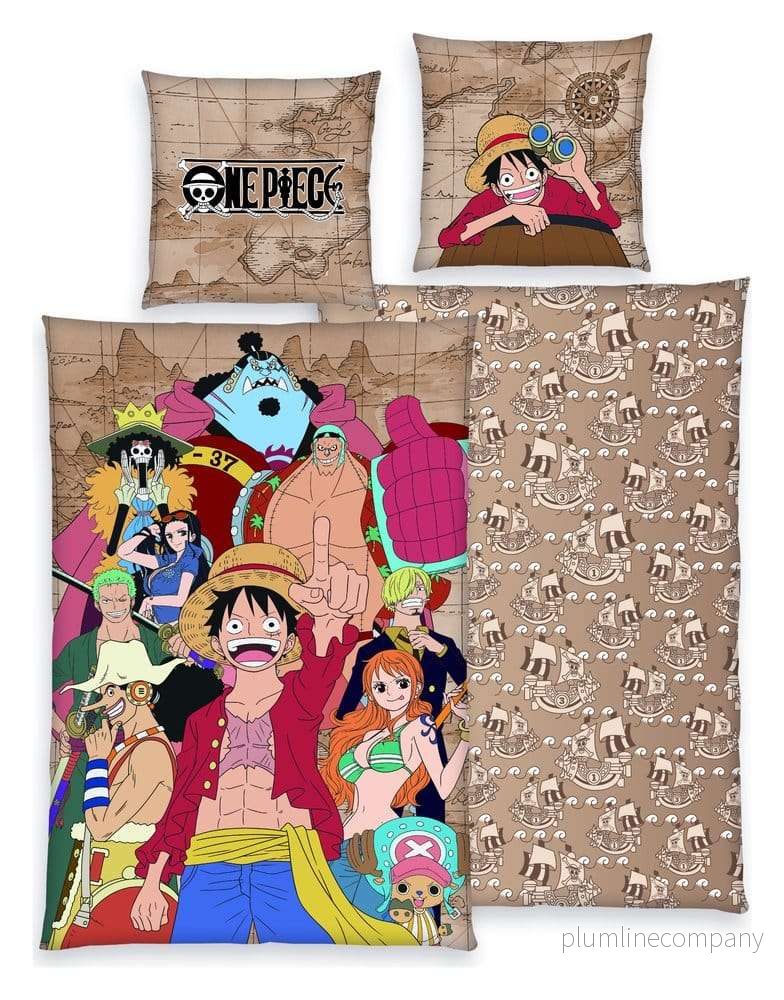 One Piece sängkläder One Piece Crew 135 x 200 cm One Piece sängkläder One Piece Crew 135 x 200 cm