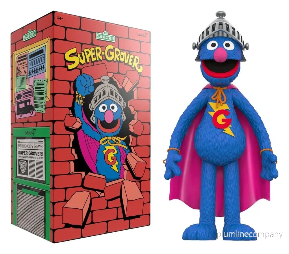 Sesame Street Supersize-figur Super Grover 36 cm