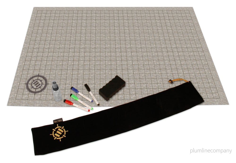 Enhance Tabletop Grid Mat Kampanjkit DnD beige - Bild 2