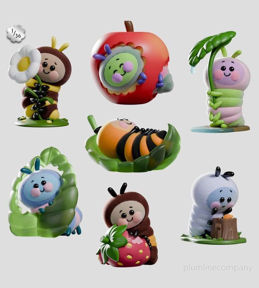 Wooly Bear and Friends Vinyl Mini Figures S1 13 cm Blind Box Display (6) Wooly Bear and Friends Vinyl Mini Figures S1 13 cm Blind Box Display (6)