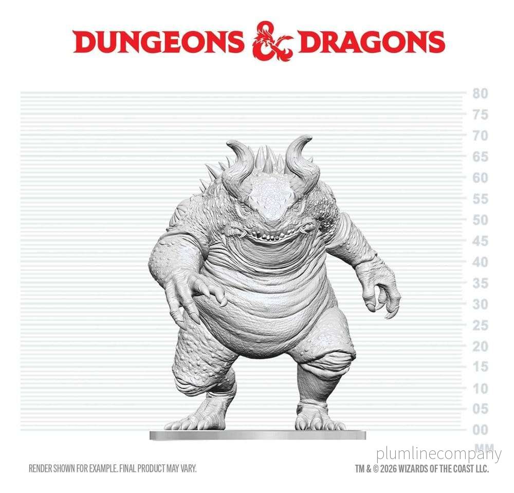 Dungeons & Dragons Nolzur's Marvelous Miniatures Omålad Hezrou-miniatyr 17 cm - Bild 3