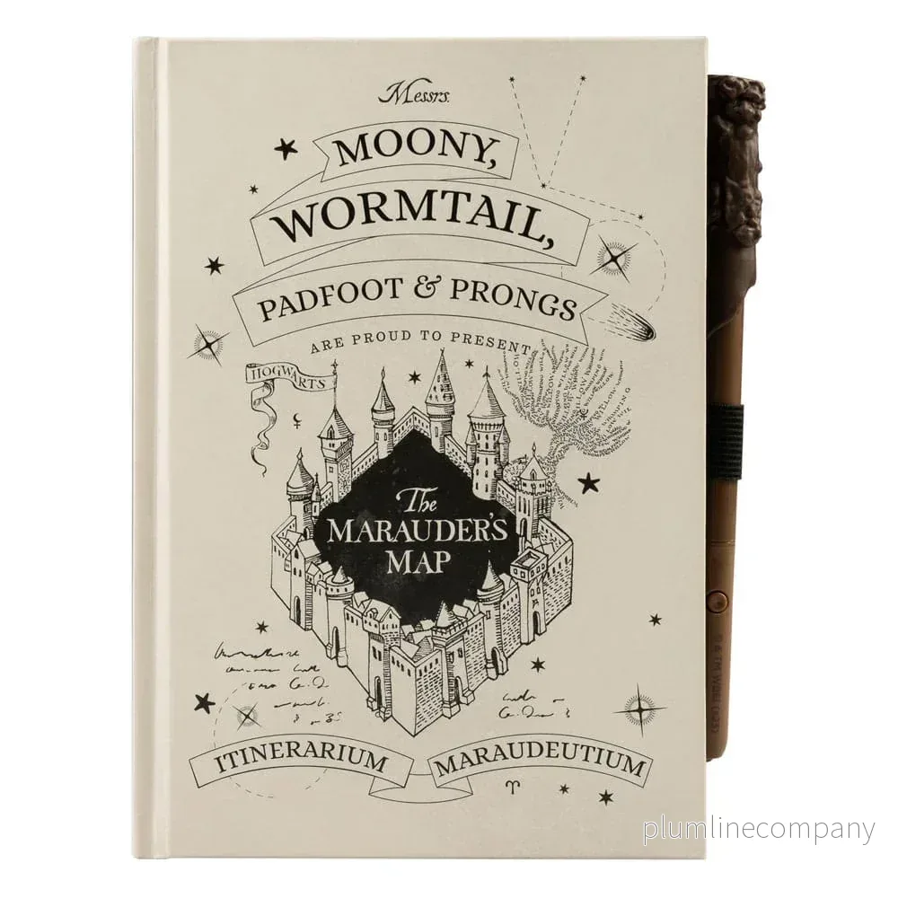 Harry Potter Premium Anteckningsblock A5 med Ljus Marauder's Map - Bild 2