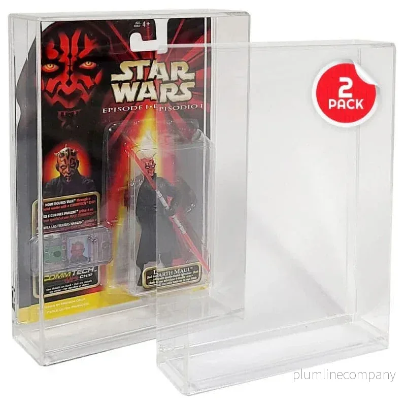 Evoretro Akryldisplayboxar 2-Pack för Actionfigurer Evoretro Akryldisplayboxar 2-Pack för Actionfigurer