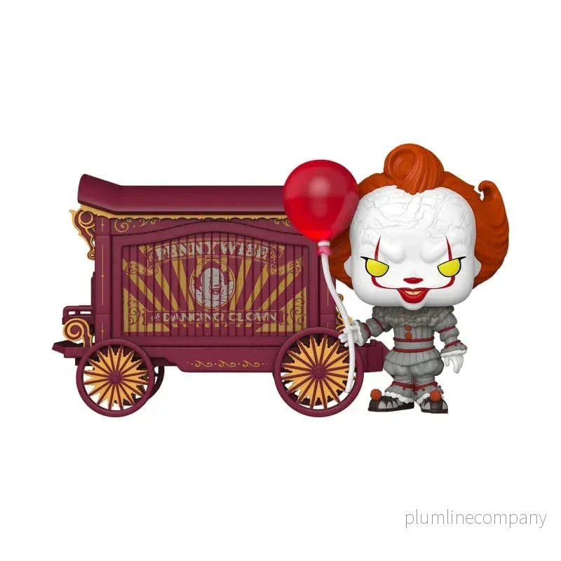 It-Welcome to Derry POP! Town Figur Pennywise & Wagon 9 cm - Bild 2